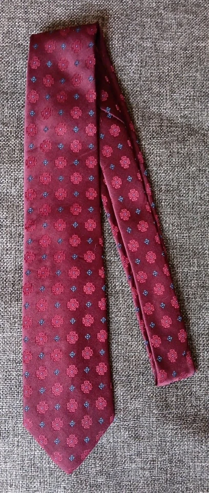 Corbata Años 70 80 90 Y2K Nuevo Stock Vintage Anthony Torello Rojo Azul 3 Ancho 55 Largo Foto 1 de 4