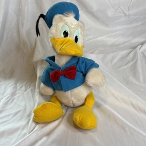 Vintage Disneyland Walt Disney World Donald Duck 15" Plush Doll Blue Sailor - Picture 1 of 8