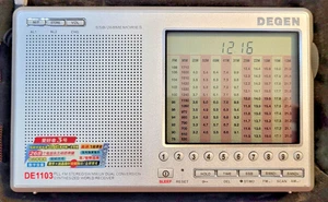 Receptor de radio de onda corta portátil DEGEN DE1103 PLL FM/MW/AM/LW/SW/SSB, probado - Imagen 1 de 8