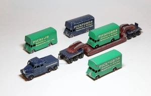 Matchbox Lesney Pickfords Removers Collection inc Removals Van x4, Crane Tsp - Picture 1 of 3