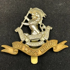 Original WW2 Britannique Calotte Militaire Badge - Duke Of Wellington Ouest Vélo - Picture 1 of 6