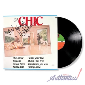 Nile Rodgers Signed Autographed Vinyl LP "C'est Chic" PSA/DNA Authenticated - Picture 1 of 1