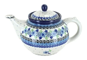 Blue Rose Polish Pottery Eliza Medium Teapot - Picture 1 of 1