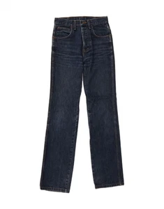 WRANGLER Womens Straight Jeans W26 L34 Blue Cotton CH03 - Picture 1 of 4