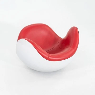 Diego Batti 2000 para Brion Arte Industrial 'Placentero' Sillón Cuero Rojo Foto 1 de 4