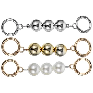  3 Pcs Pearl Handbag Chain Decoration Chains for Handbags Charms Decorative - Picture 1 of 12