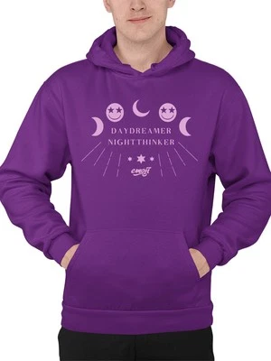 Daydreamer Nightthinker - Sudadera con capucha para hombre con gráfico estrellado cósmico Foto 1 de 4