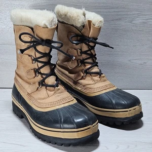 Sorel Caribou Men’s Size 10 Insulated Winter Snow Boots Kaufman Made in Canada - Picture 1 of 11