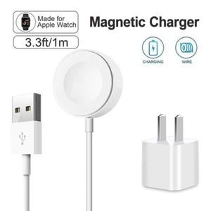 For Apple Watch iWatch Series 2 3 4 5 6 Magnetic Charging Dock USB Cable Charger - Picture 1 of 17