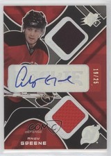 2007-08 SPx Spectrum /25 Andy Greene #221 Rookie Auto RC
