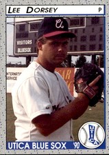 1990 Utica Blue Sox Pucko #30 Lee Dorsey Anderson Indiana IN Baseball Card