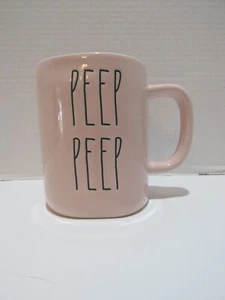 RAE DUNN NEU "PEEP PEEP" FRÜHLINGSBECHER ROSA - Bild 1 von 4