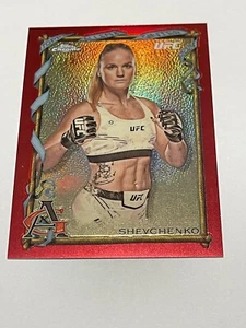2024 Topps UFC Valentina Shevchenko Red 2/5 Allen & Ginter SSP AAG-30 Chrome a - Picture 1 of 6