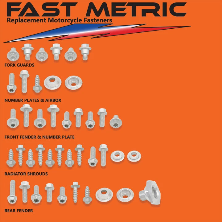 2011-2016 KTM 300 XC Plastics & Body Bolt Kits-EVERY Fastener need-GUARANTEED - Image 1 of 1