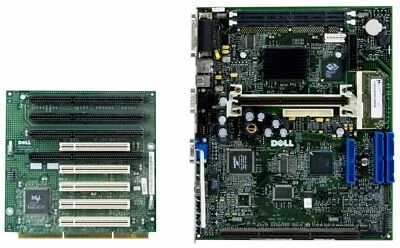 Dell 0141E Intel 440BX Pentium III 2x Sdram + Riser 0009171E 4x Isa 5x PCI - Image 1 of 3