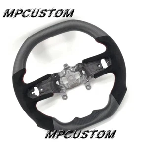 Fit for Jeep Wrangler JL Gladiato 2018 2019 20-2024 Carbon Fiber Steering Wheel  - Picture 1 of 9