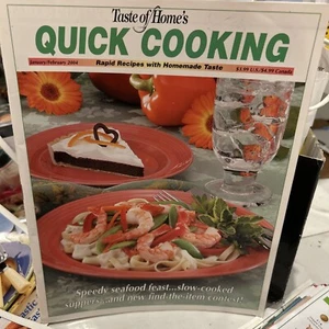 Taste of Home Quick Cooling Magazine January/February 2004 Speedy Seafood Feast - Foto 1 di 2