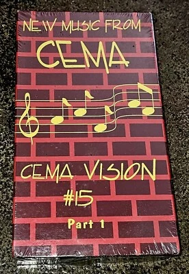 New! CEMA Vision #15 Part 1 VHS Enigma MAZZY STAR Roxette SELENA Jon Secada BLUR - Image 1 of 4