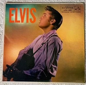 ELVIS PRESLEY / ELVIS  1956 LPM-1382 mono.  Ad back cover.  VG/G+ - Picture 1 of 6