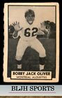 1962 Topps CFL #92 Bobby Jack Oliver Montreal Alouettes (see pics)  RC
