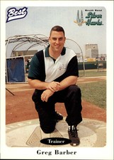 1996 South Bend Silver Hawks Best #3 Greg Barber TR - NM-MT