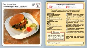 Nutty Burgers With Cucumber #55 - BBQ - My Favourite Recipes Cardmark Card - Picture 1 of 1