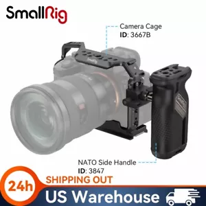 Gabbia fotocamera SmallRig A7IV + maniglia laterale NATO per Sony A7S III|A 7R IV||A1|A7R V - Foto 1 di 14