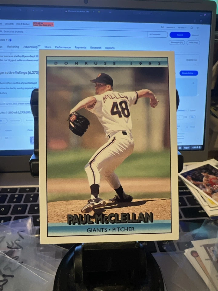1992 Donruss Paul McClellan #700 San Francisco Giants - Image 1 of 1