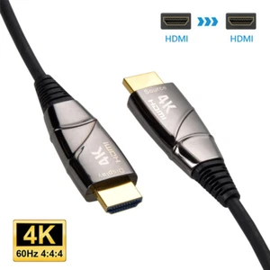 30Ft AOC Fiber Optic HDMI Cable 4K/60Hz 18Gbps (anti-static bags) - Picture 1 of 1