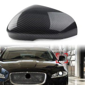 Copertura specchietto retrovisore in fibra di carbonio per Jaguar XF XFR XFR-S XJ - Foto 1 di 7