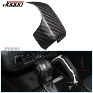 Tapicería de cabezal de palanca de cambios de consola de carbono mate para Ford Bronco Raptor Heritage 21+ - Imagen 1 de 10