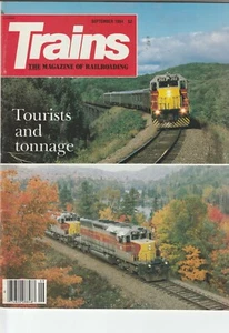 Revista Trenes edición septiembre 1984 turistas y tonelaje en la portada - Imagen 1 de 1