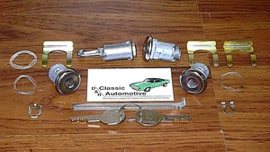 Lock Set Door + Trunk + Glove Box 16pc Kit 67 Camaro Nova 66-67 *In Stock* locks - Picture 1 of 4