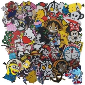 Wholesale Cartoon Anime Superhero Character Movie TV Sew Iron on Patch Random - Picture 1 of 12
