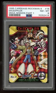Rockman Giapponese Carddass X Mega Mission 018 Dr.Doppler #18 PSA 8 70352414 - Foto 1 di 2