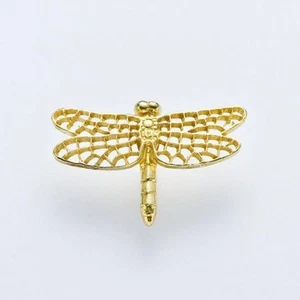 Japanese Traditional Handicraft by Ken Izumi (Pin-brooch) (Tiny Dragonfly) (T-4) - Picture 1 of 6