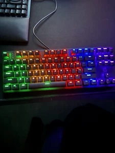 HP keyboard 75% Aluminum Backboard Blue clicky switches - Picture 1 of 4
