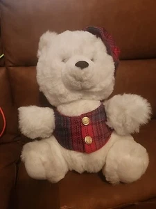 Jingle Bear Jr. Teddybär Plüschpuppe 12 Zoll LTD Broadway Stores selten Vintage - Bild 1 von 7