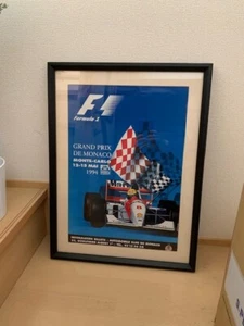 Formel 1 MONACO Grand Prix 1994 OFFIZIELLES POSTER Schumacher Sieg, Senna Tribute - Bild 1 von 9