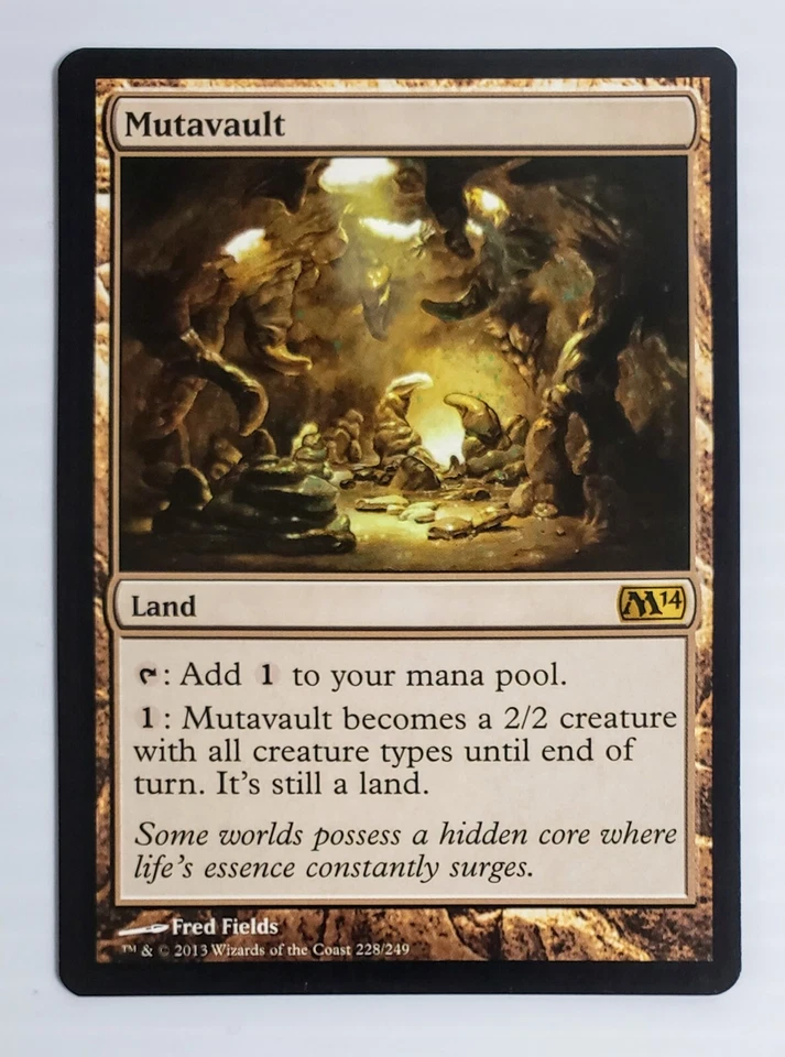 X 1 MTG Magic the Gathering Mutavault 228 Magic 2014 LP - Image 1 of 1