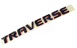 black with red line TRAVERSE emblem for 2018-2023 Chevrolet Traverse - Picture 1 of 1