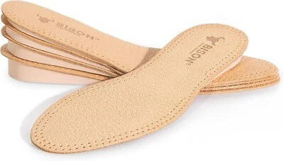 Bison Schuheinlagen Erhöhung – Leder Fersenkeil für Damen und Herren - Bild 1 von 4