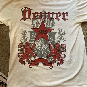 White Denver T-shirt - Picture 1 of 5