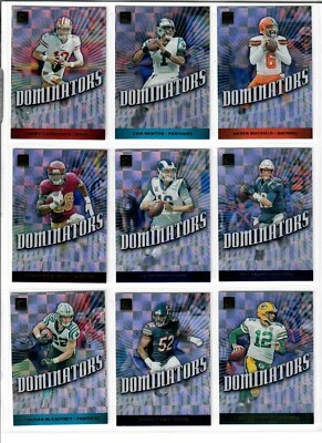 2019 Panini Donruss Football DOMINATORS FOIL Pick BAKER BRADY RODGERS ALLEN ++++ - Image 1 of 3