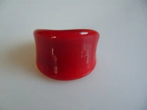 Anillo de cristal de Murano original joyería de cristal de Murano ÚNICO hecho a mano extra talla 22,5 - Imagen 1 de 10