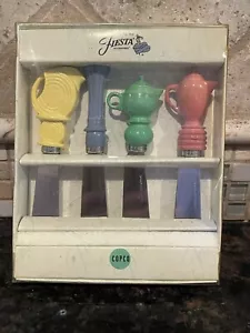 Fiesta Ware Copco 4-teiliges mehrfarbiges Streumesser 1997 SIEHE BESCHREIBUNG - Bild 1 von 10