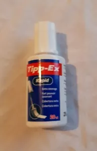 2 x Tipp-Ex Rapid, Correction Fluid Bottle, High Quality Correction Fluid (20ml) - Picture 1 of 4