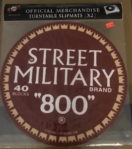 STREET MILITARY “STREETMILITARYBRAND”  “SLIPMATS”  RED!!! - Zdjęcie 1 z 3