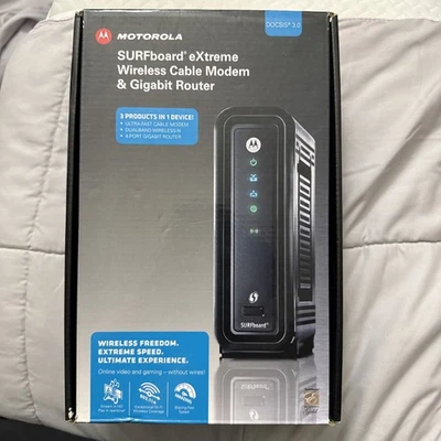 Never used Motorola SBG6580 Wireless Cable Modem  & Gigabit Router  - Image 1 of 4