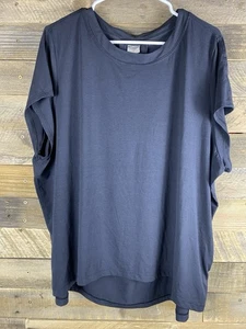 Athleta Athleisure-Top Damen Gr. XL schwarz Kurzarm Hi Lo Saum - Bild 1 von 11